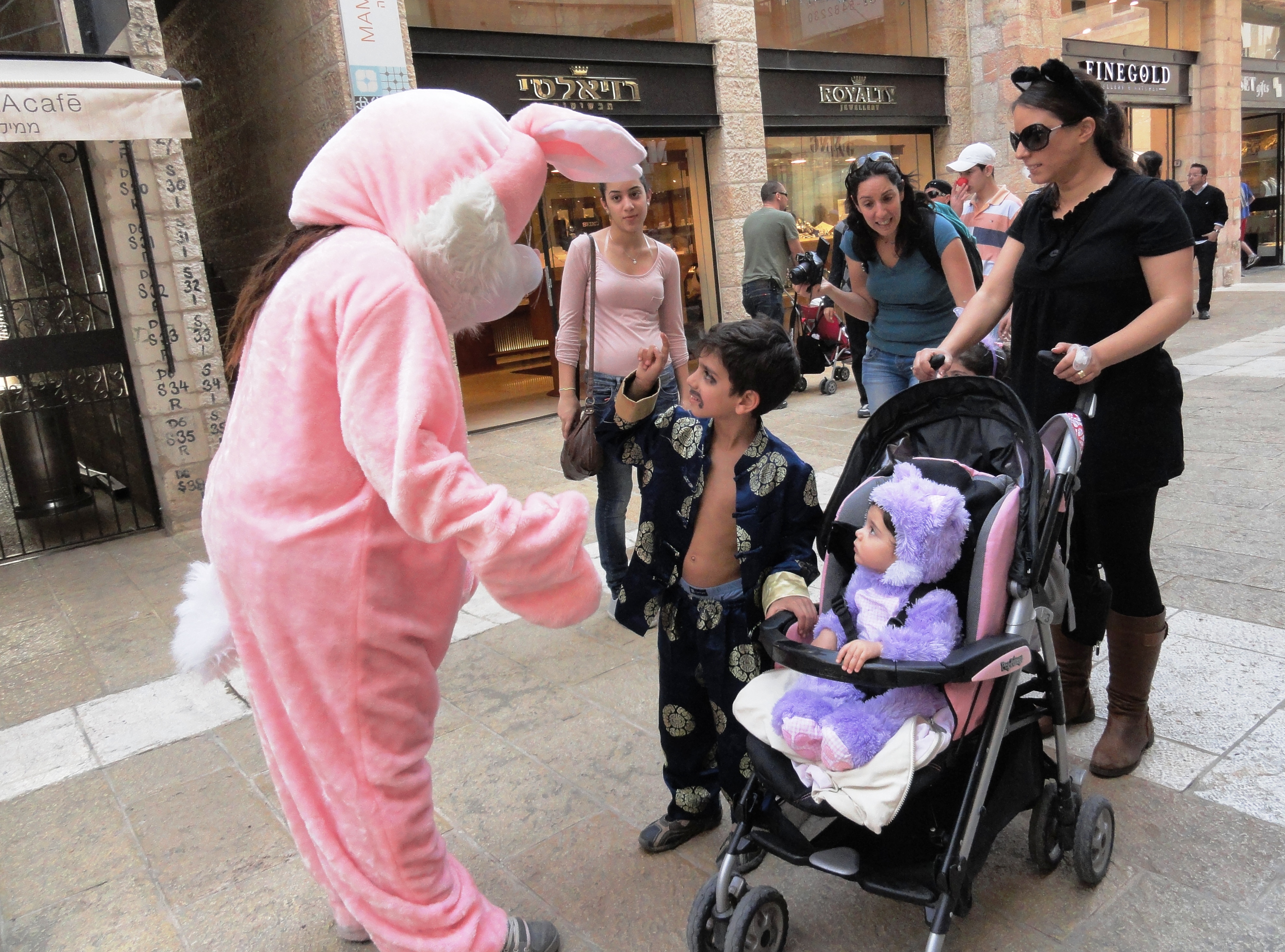 "bunny costume"
