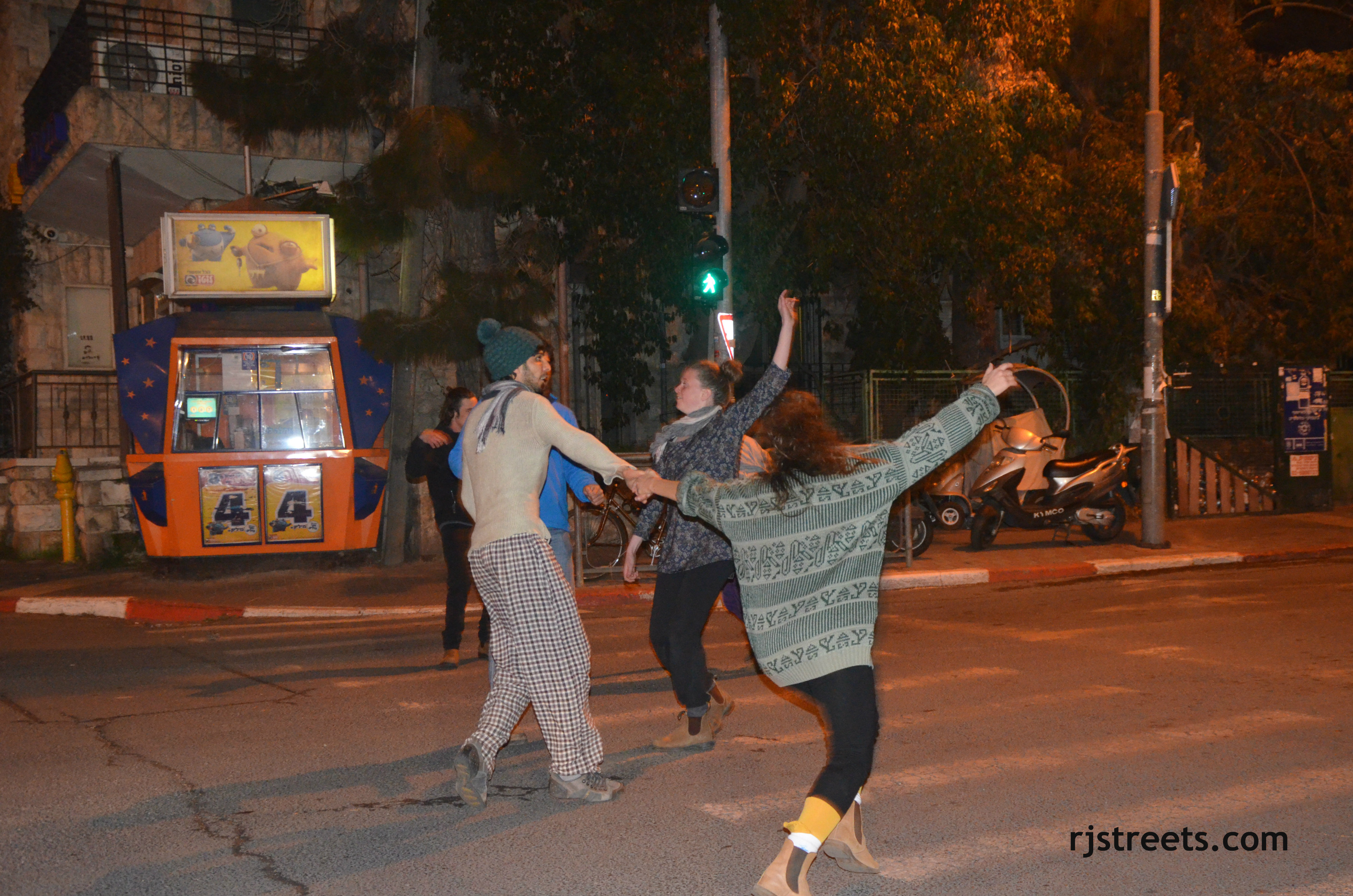 image people dancing, photo dancing in street, picture dancers in street
