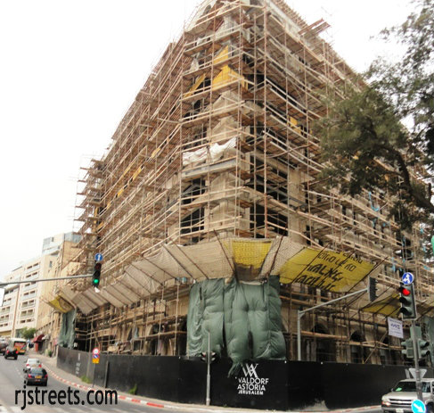 image hotel being built, Waldorf Astoria Jerusalem image. picture hotel
